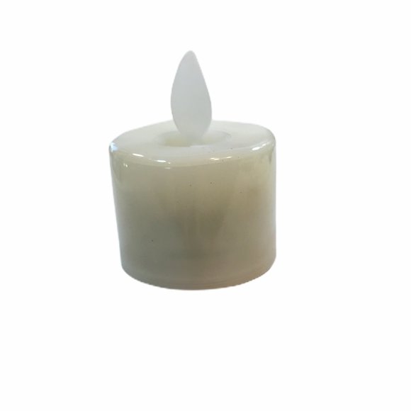 LED Ivory Flickering Flame Tea Lights 12 piece set - Picture 3 of 4